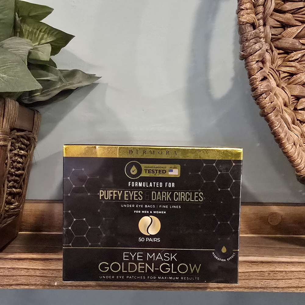 Dermora Golden Glow Under Eye Masks NIP